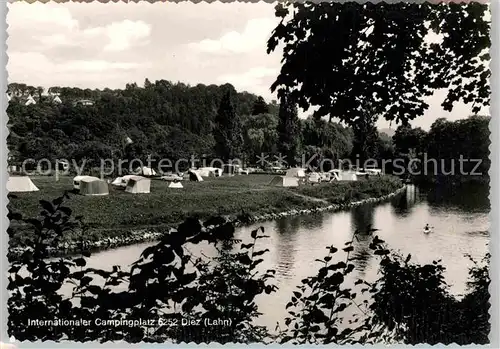 AK / Ansichtskarte Diez Lahn Internationaler Campingplatz Kat. Diez