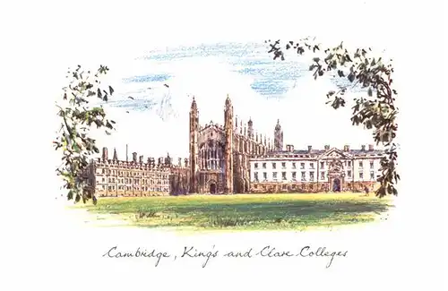 AK / Ansichtskarte Cambridge Cambridgeshire Kings College