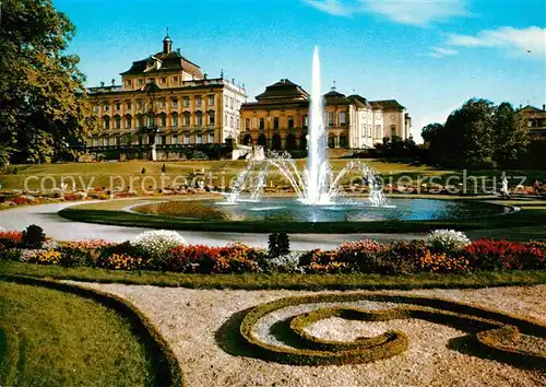 AK / Ansichtskarte Ludwigsburg Wuerttemberg Gartenschau Bluehendes Barock mit altem Fuerstenbau