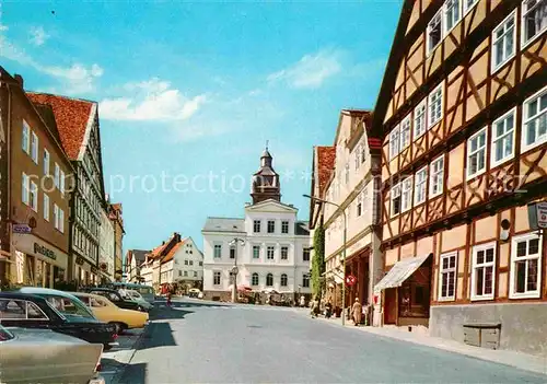 AK / Ansichtskarte Bad Wildungen Rathaus Fachwerkhaus Kat. Bad Wildungen