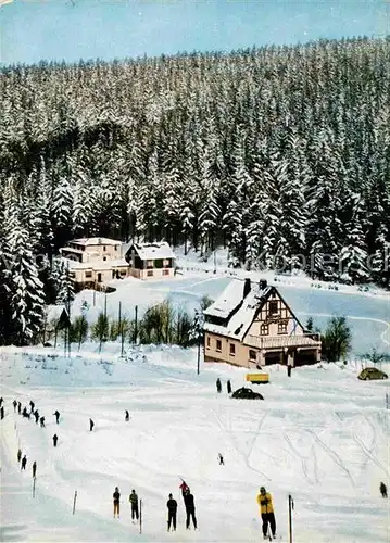 AK / Ansichtskarte Winterberg Hochsauerland Haus Nordhang am Kahlen Asten Wintersportplatz Kat. Winterberg