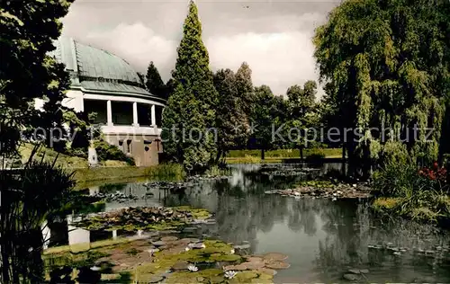 AK / Ansichtskarte Bad Wildungen Seerosenteich im Kurpark Kat. Bad Wildungen