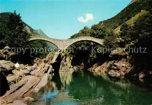 AK / Ansichtskarte Lavertezzo Ponte romano a doppia arcata Kat. Lavertezzo