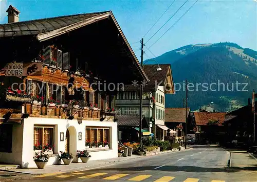 AK / Ansichtskarte Zweisimmen Dorfpartie Kat. Zweisimmen