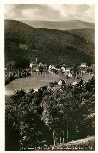 AK / Ansichtskarte Nordenau Panorama Kat. Schmallenberg