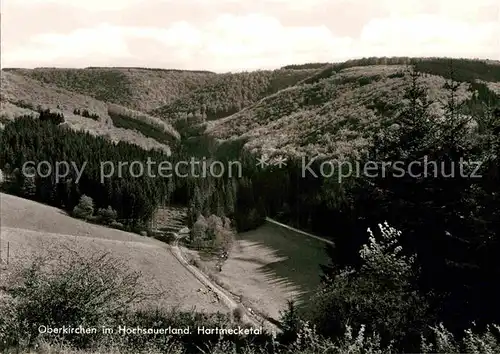 AK / Ansichtskarte Oberkirchen Sauerland Panorama Gasthof Schuette Kat. Schmallenberg