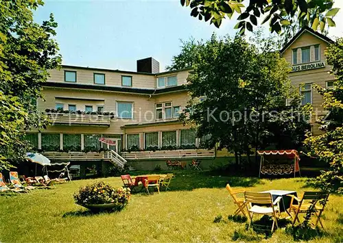 AK / Ansichtskarte Bad Harzburg Hotel Pension Haus Berolina Kat. Bad Harzburg