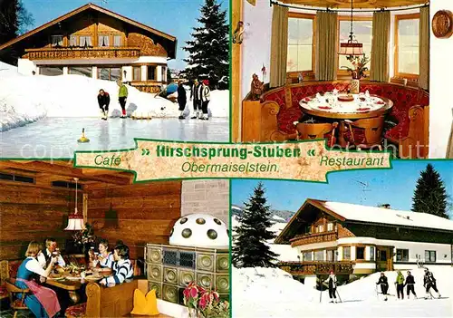 AK / Ansichtskarte Obermeiselstein Oberstdorf Hirschspurg Stuben  Kat. Oberstdorf