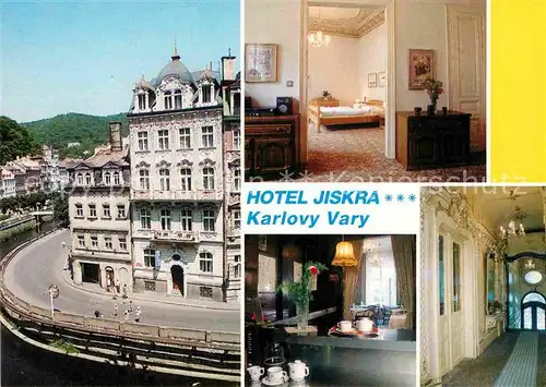 AK / Ansichtskarte Karlovy Vary Hotel Jiskra Kat. Karlovy Vary Karlsbad