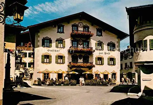 AK / Ansichtskarte Salzburg Oesterreich Hotel Braeu Gasthof Post Kat. Salzburg