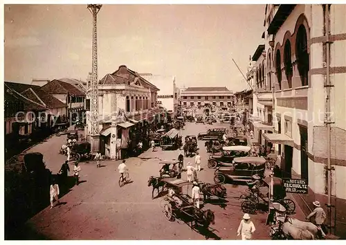 AK / Ansichtskarte Amsterdam Niederlande Tropenmuseum De Handelsstraat in Soerabaja ca 1920 Kat. Amsterdam