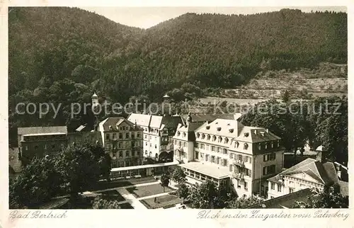 AK / Ansichtskarte Bad Bertrich Blick in den Kurgarten vom Palmberg Kat. Bad Bertrich