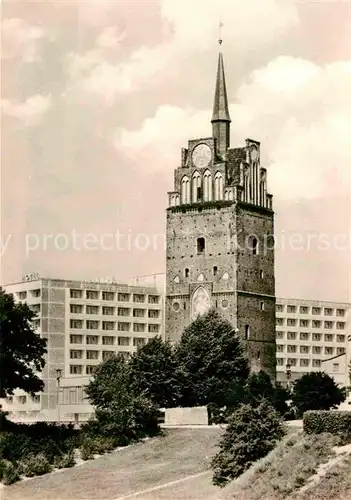 AK / Ansichtskarte Rostock Mecklenburg Vorpommern Kroepeliner Tor Interhotel Warnow Kat. Rostock