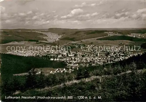 AK / Ansichtskarte Neustadt Schwarzwald Panorama