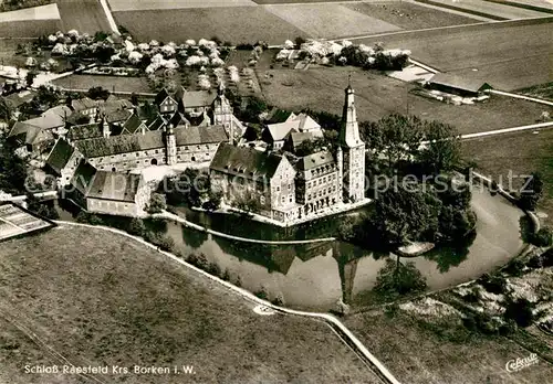 AK / Ansichtskarte Raesfeld Schloss Fliegeraufnahme Kat. Raesfeld