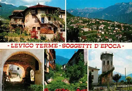 AK / Ansichtskarte Levico Terme Soggetti d Epoca Panorama Details Kat. Italien