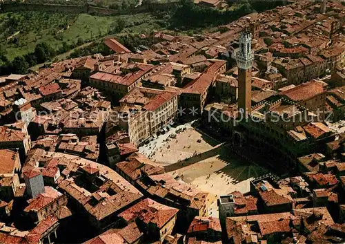 AK / Ansichtskarte Siena Il Campo Veduta aerea Kat. Siena