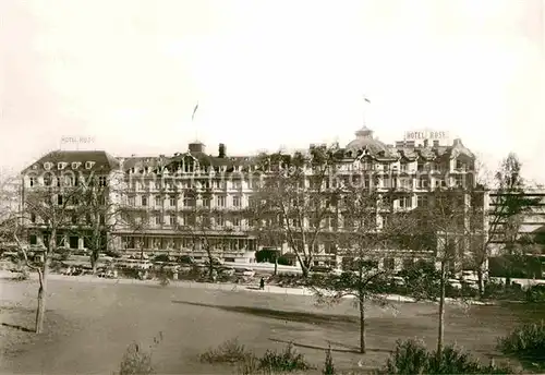 AK / Ansichtskarte Wiesbaden Hotel Rose Kochbrunnen Badehaus Kat. Wiesbaden