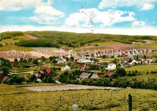 AK / Ansichtskarte Boerninghausen Panorama Wiehengebirge Kat. Preussisch Oldendorf