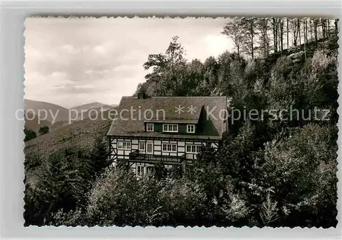 AK / Ansichtskarte Nordenau Pension Tommes Haus am Walde Kat. Schmallenberg