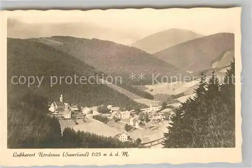 AK / Ansichtskarte Nordenau Panorama Kat. Schmallenberg