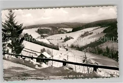 AK / Ansichtskarte Nordenau Panorama Winter Kat. Schmallenberg