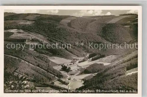 AK / Ansichtskarte Jagdhaus Sauerland Untroptal Rothaargebirge Kat. Schmallenberg