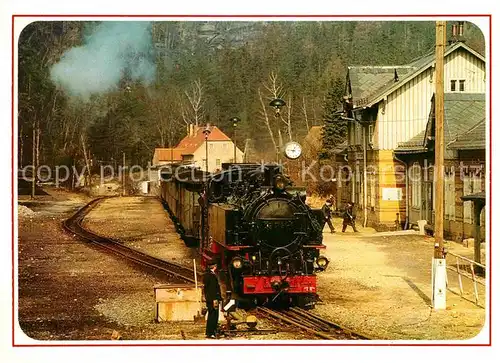 AK / Ansichtskarte Lokomotive Lok 991731 Bahnhof Kurort Oybin  Kat. Eisenbahn