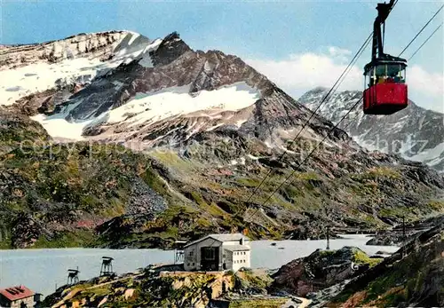 AK / Ansichtskarte Seilbahn Enzingerboden Weiss See Mittelstation Tauernmoos See  Kat. Bahnen