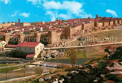 AK / Ansichtskarte Avila Vista parcial de la ciudad amurallada Stadtmauer Kat. Avila