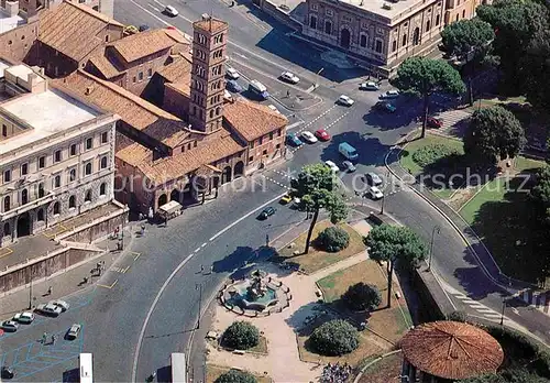 AK / Ansichtskarte Roma Rom Chiesa di Santa Maria in Cosmedin veduta aerea Kat. 