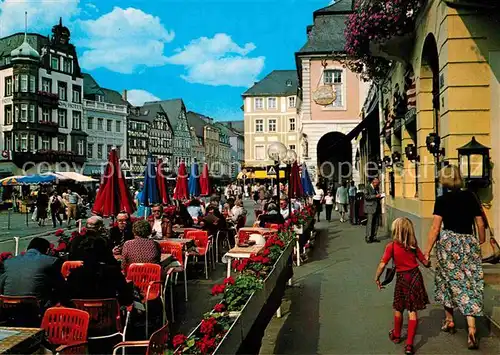 AK / Ansichtskarte Trier Strassecafe am Hauptmarkt Kat. Trier