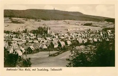 AK / Ansichtskarte Brotterode Inselsberg Teilansicht  Kat. Brotterode