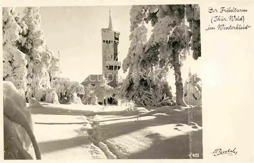 AK / Ansichtskarte Oberweissbach Froebelturm Kat. Oberweissbach