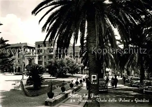 AK / Ansichtskarte Alassio Viale delle Palme e Giardini Kat. 