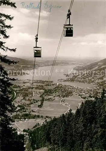 AK / Ansichtskarte Seilbahn Wallberg Rottach Egern Tegernsee Kat. Bahnen