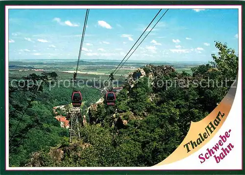 AK / Ansichtskarte Seilbahn Thale Harz  Kat. Bahnen