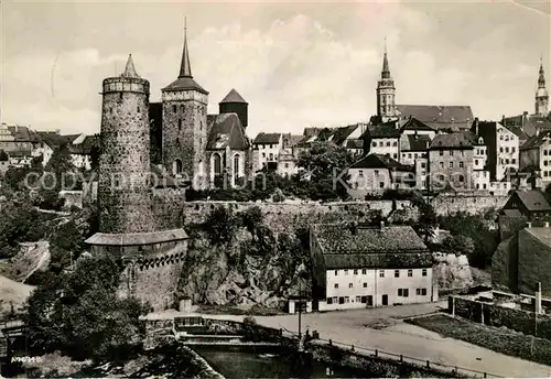 AK / Ansichtskarte Bautzen Alte Wasserkunst Michaeliskirche Petridom Rathausturm Kat. Bautzen