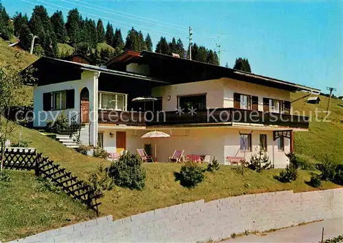 AK / Ansichtskarte Hirschegg Kleinwalsertal Vorarlberg Gaestehaus Richard Schuster Kat. Mittelberg