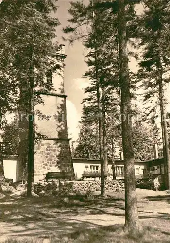 AK / Ansichtskarte Schneeberg Erzgebirge Aussichtsturm Gleesberg Kat. Schneeberg