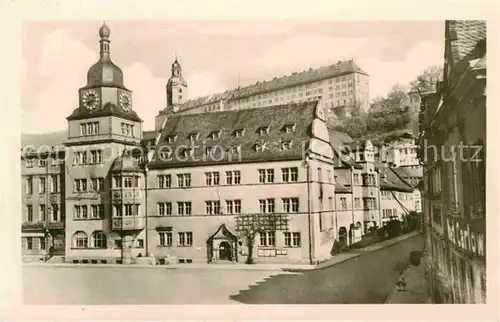 AK / Ansichtskarte Rudolstadt Rathaus Heidecksburg Kat. Rudolstadt