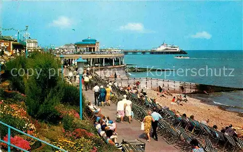 AK / Ansichtskarte Eastbourne Sussex The Bandstand and Pier Kat. Eastbourne