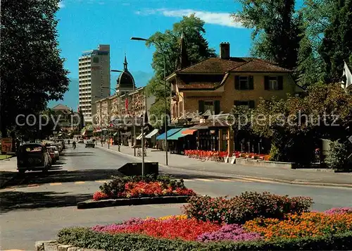 AK / Ansichtskarte Interlaken BE Hoeheweg Innenstadt Kat. Interlaken