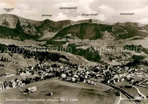 AK / Ansichtskarte Oberstaufen Fliegeraufnahme Kat. Oberstaufen