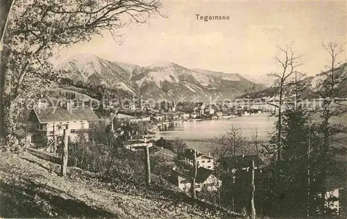 AK / Ansichtskarte Tegernsee Panorama Alpen Kat. Tegernsee