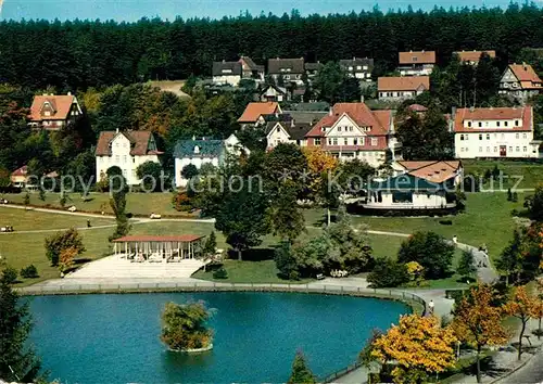 AK / Ansichtskarte Hahnenklee Bockswiese Harz Teilansicht Hoehenluftkurort See Kat. Goslar