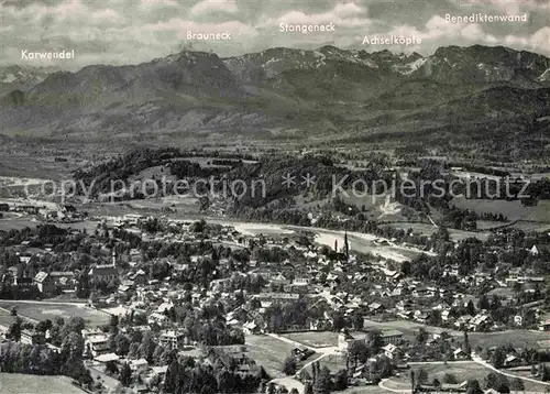 AK / Ansichtskarte Bad Toelz Panorama Isartal Benediktenwand Kat. Bad Toelz