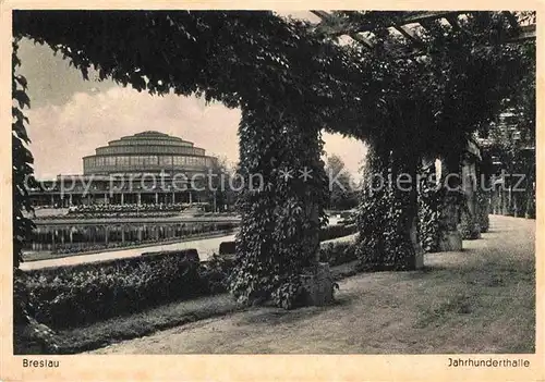 AK / Ansichtskarte Breslau Niederschlesien Jahrhunderthalle Kat. Wroclaw