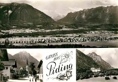 AK / Ansichtskarte Piding Lattengebirge Salzburger Strasse Schloss Staufeneck Kat. Piding