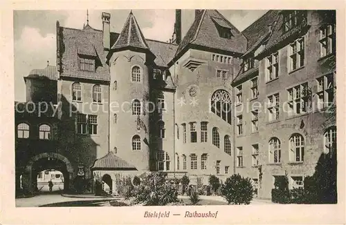 AK / Ansichtskarte Bielefeld Rathaushof Kat. Bielefeld